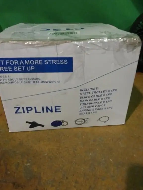 CTSC ZIPLINE KIT 95FT INCLUDES STEEL TROLLEY X1, SLING