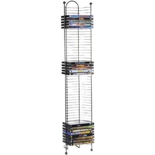 Atlantic 52-DVD/BLU Ray Disc Tower - PN 63712035 in Gunmetal