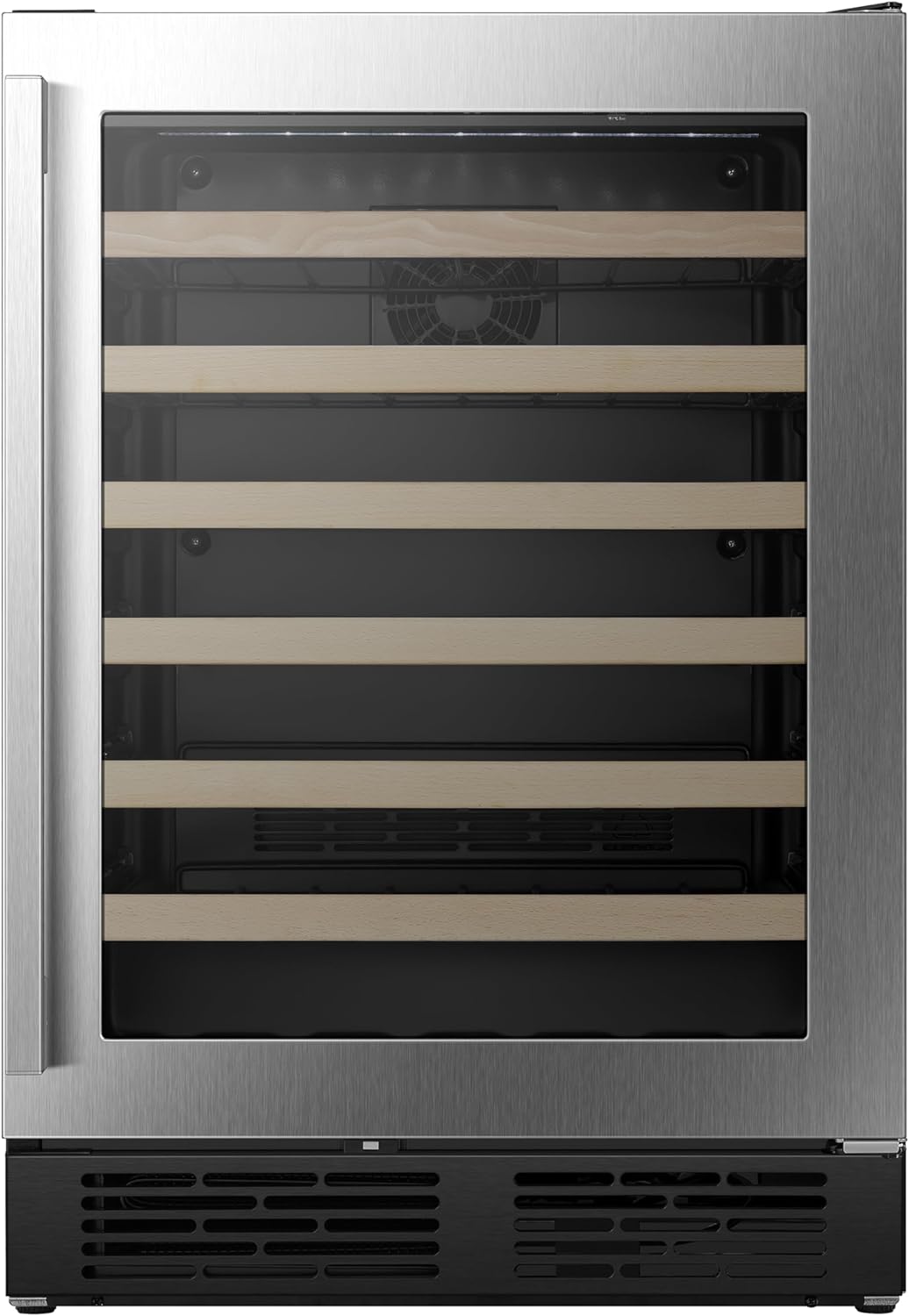 Hisense 24-inch W 54-Bottle Wine Fridge - Stainles