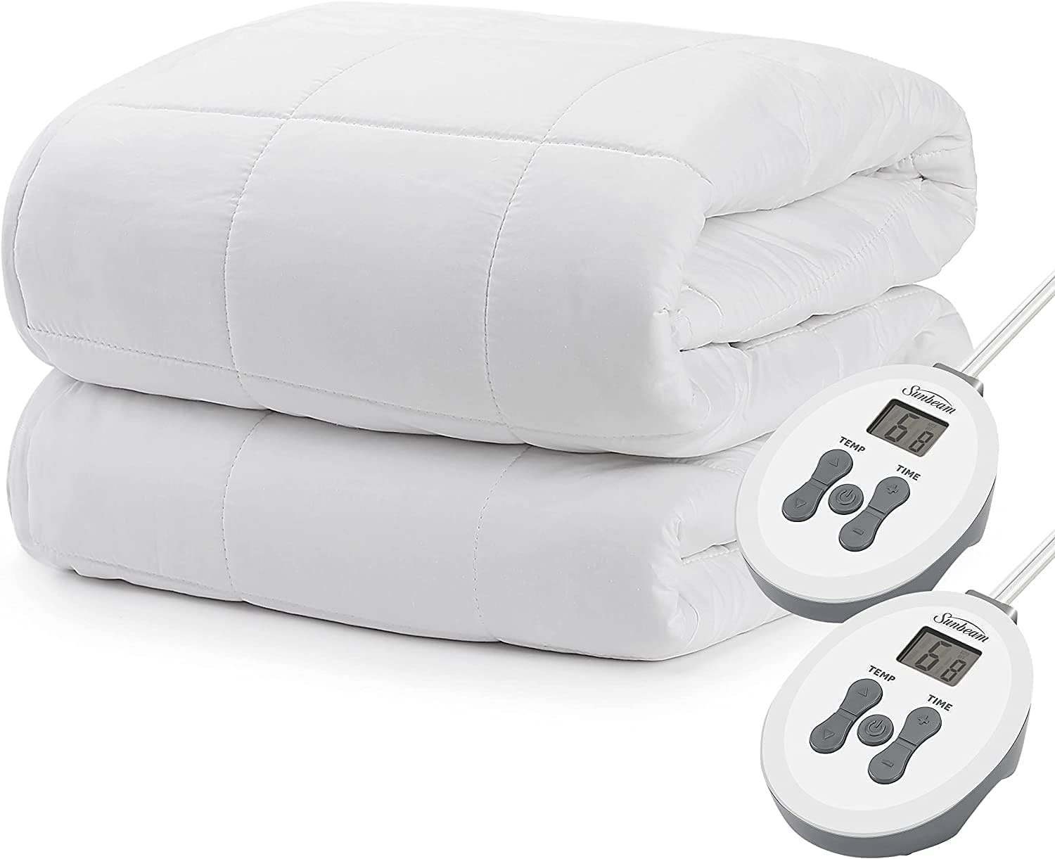 Sunbeam Heated Mattress Pad Quilted 10 Heat Settings
