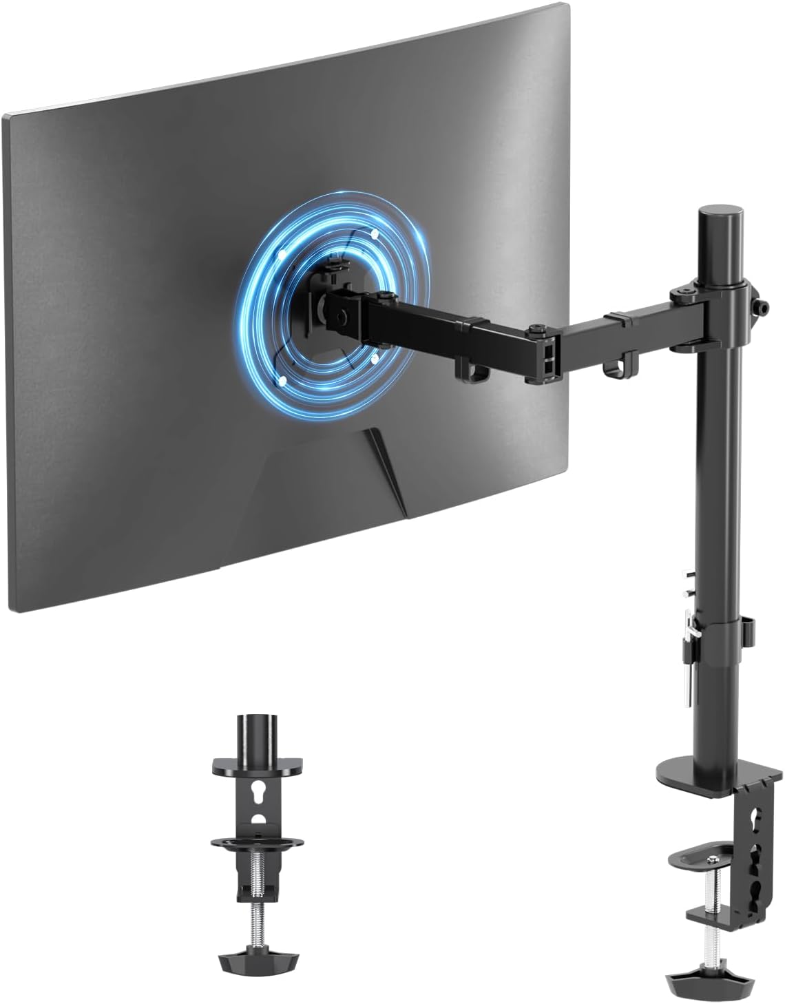 Suptek Single LED LCD Monitor Desk Mo