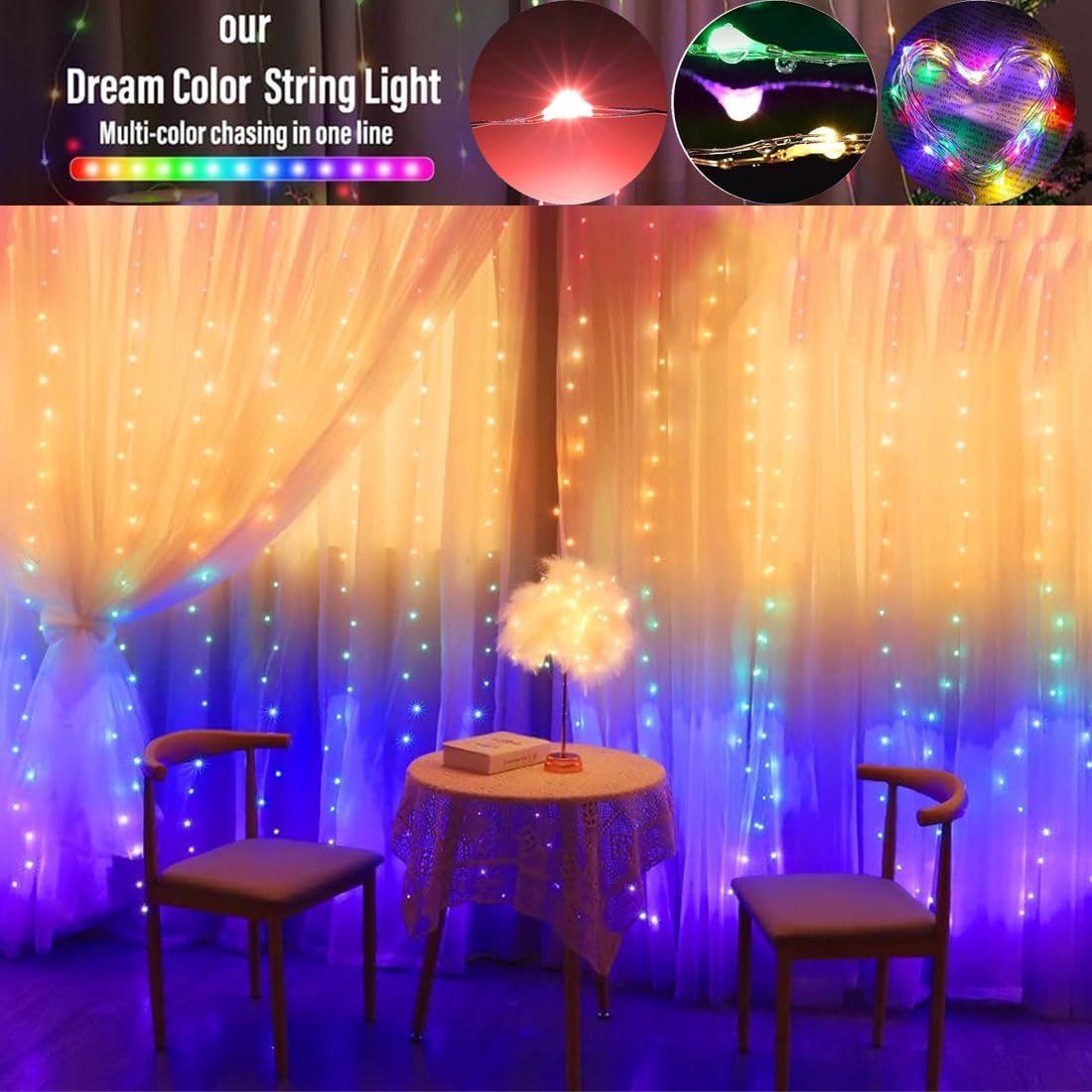 LED Lights Curtain Fairy Lights