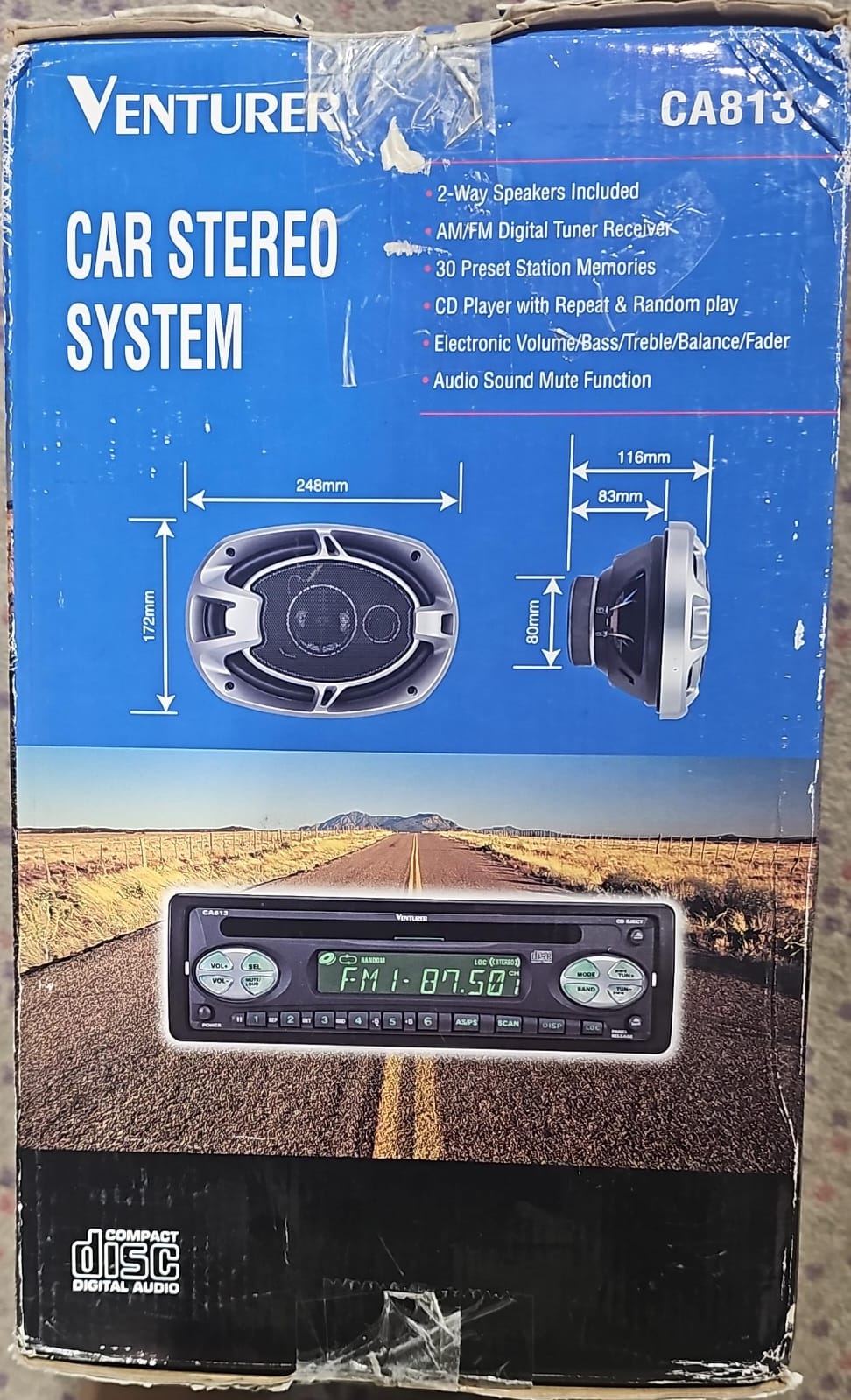 Venturer Car stereo system CA813
