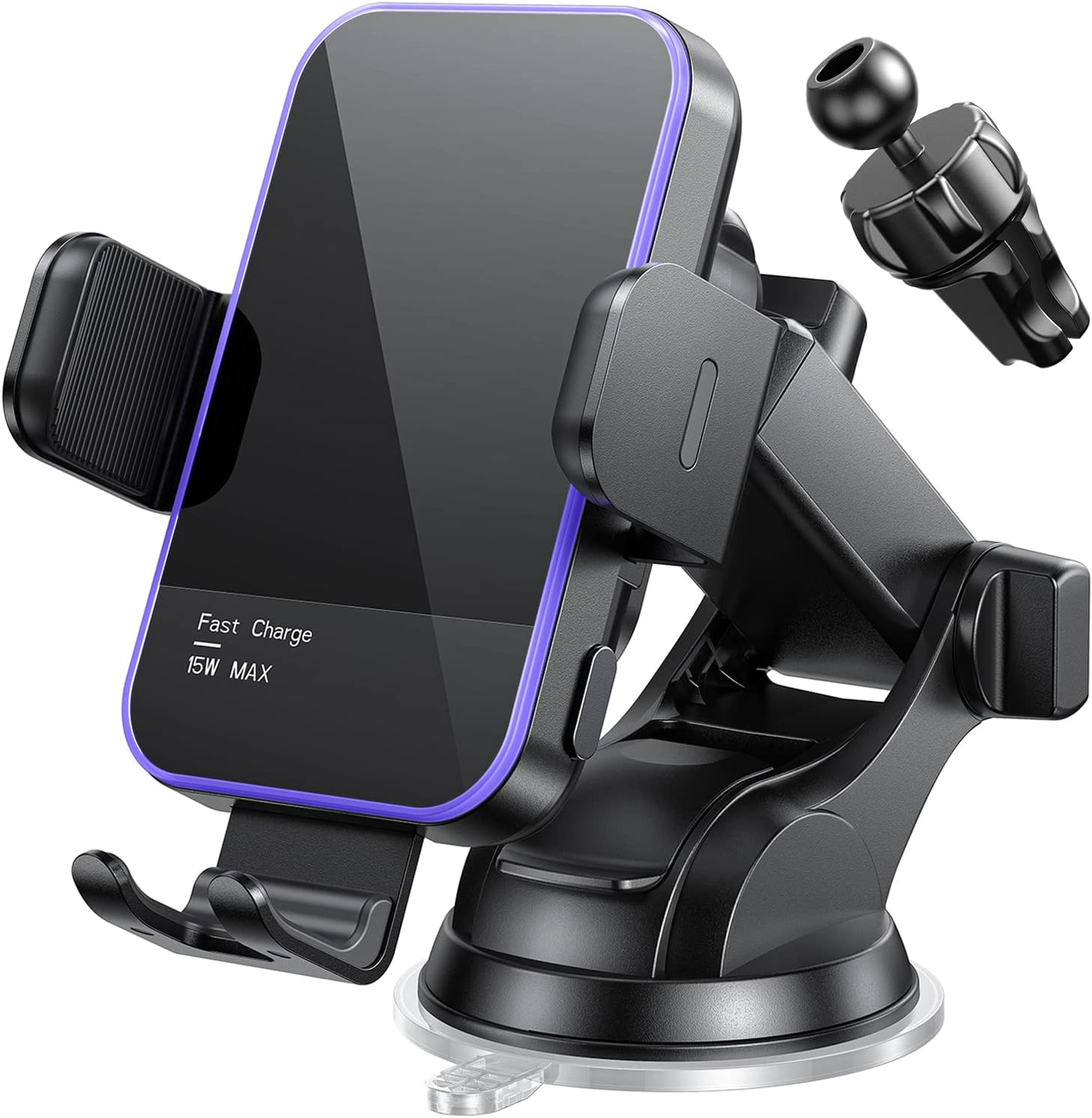 Wireless Car Charger,【7 Colored LED Backlit】 Mosurr 15W