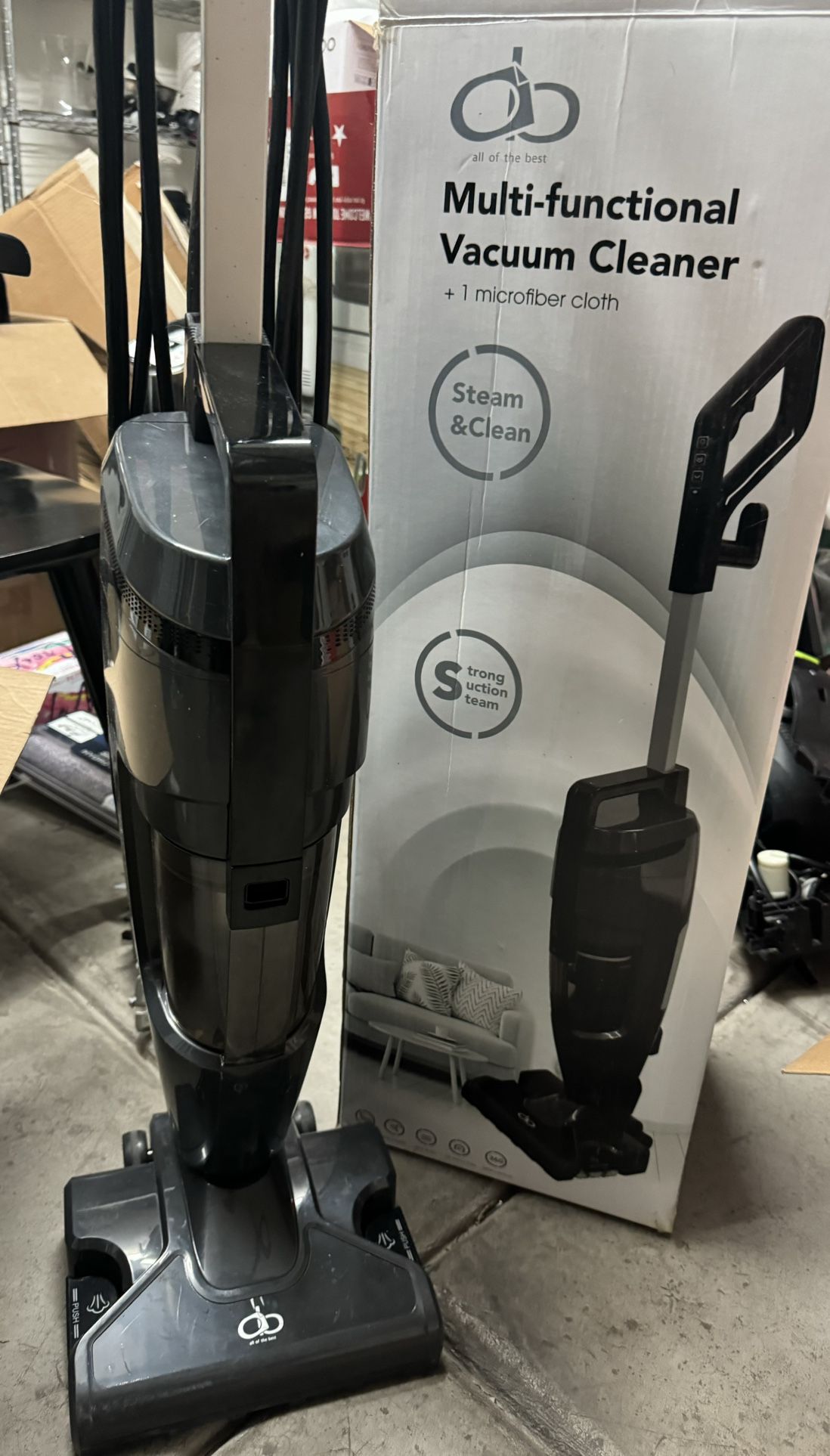 IULULU Vacuum/steam Mop All In One