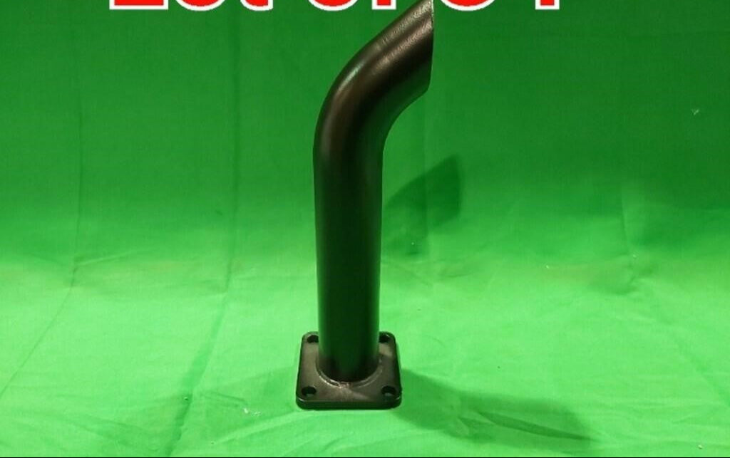 Inch Steel Exhaust Pipe / Stack for Caterpillar, Mountable, 492-1687, Black