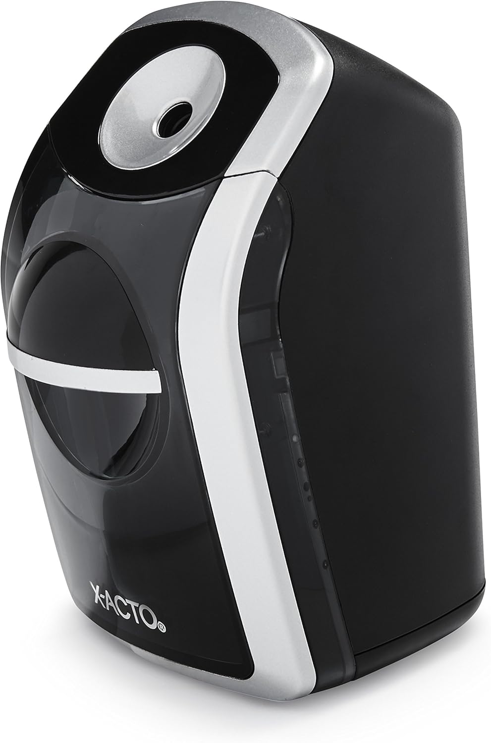 X-ACTO SharpX Portable Battery Pencil Sharpener, Black/Silver (1770)