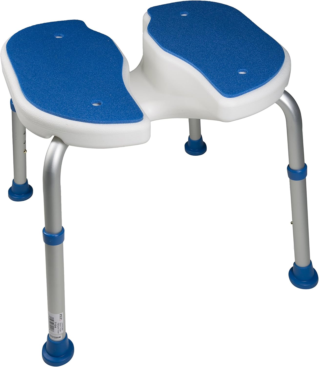 PCP Bath Safety Bench, Padded Non-Slip Top