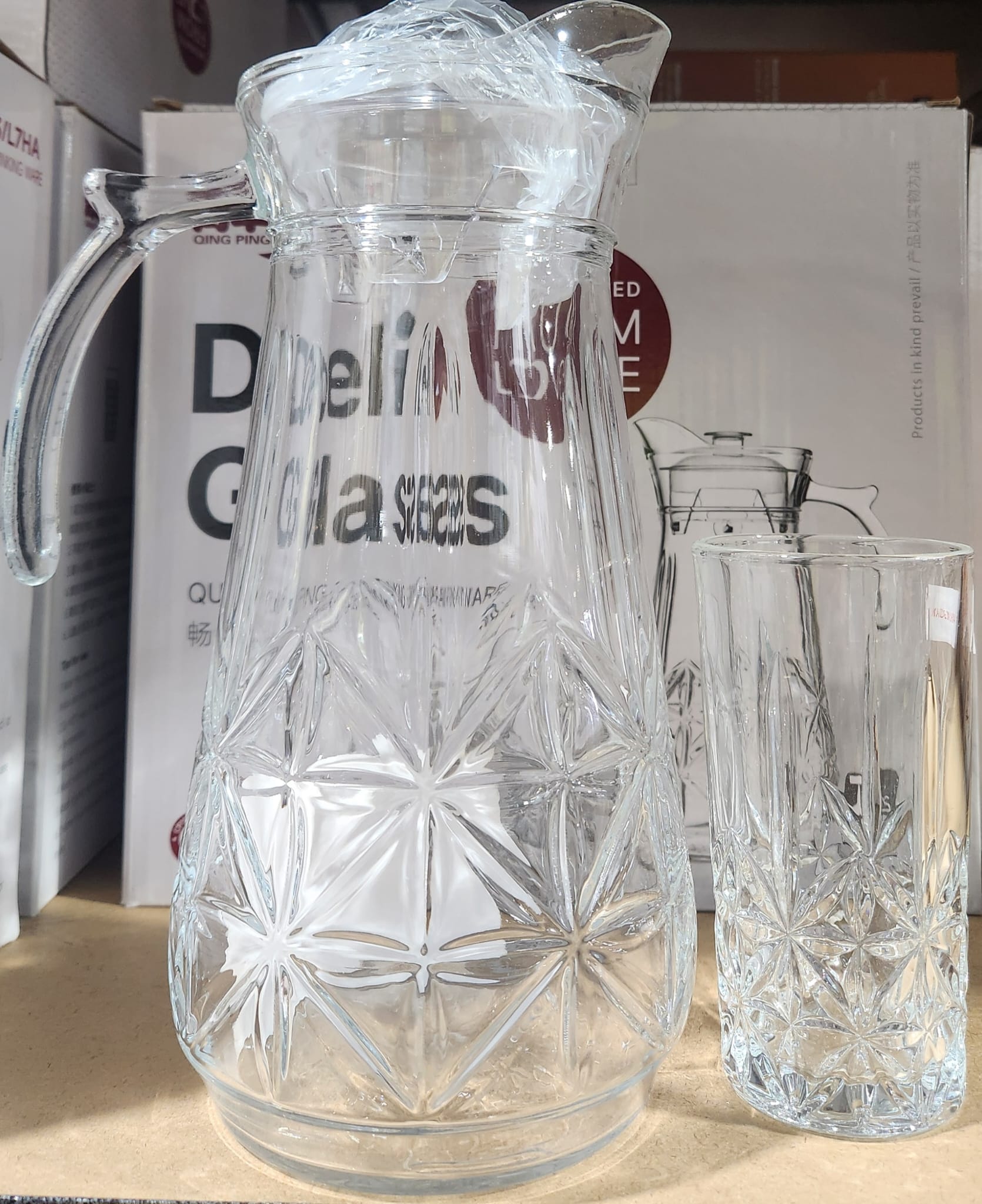 DELI GLASS 278ML 7PCS