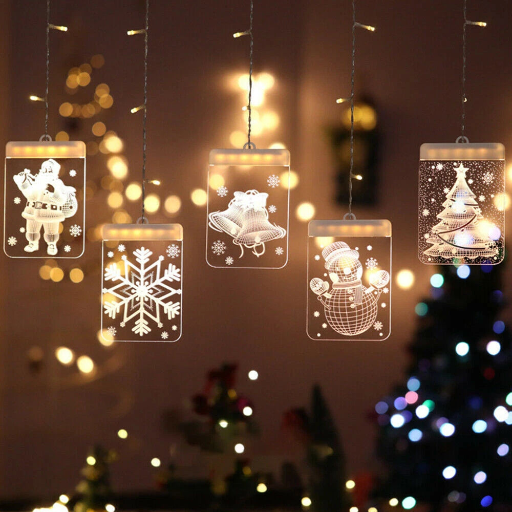 Christmas Window 3D LED Curtain