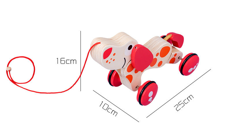 LPDEXJGCL Pull Along Dog Walking Toy