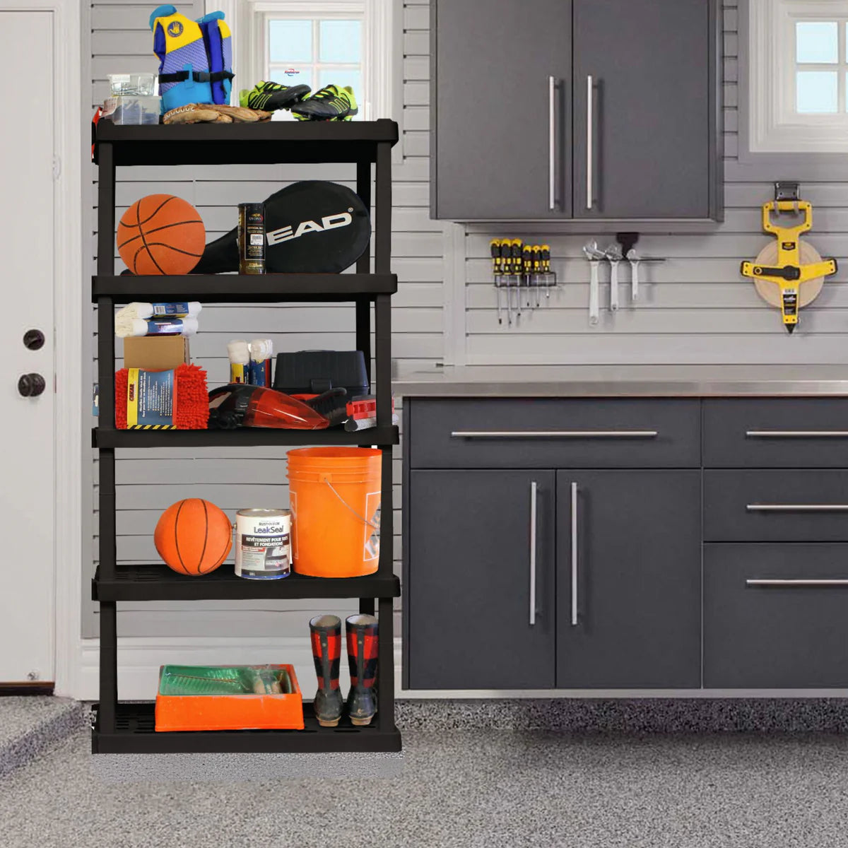 SHELF Interlocking Heavy Duty Shelving Unit, 750 lbs (340 kg) Capacity