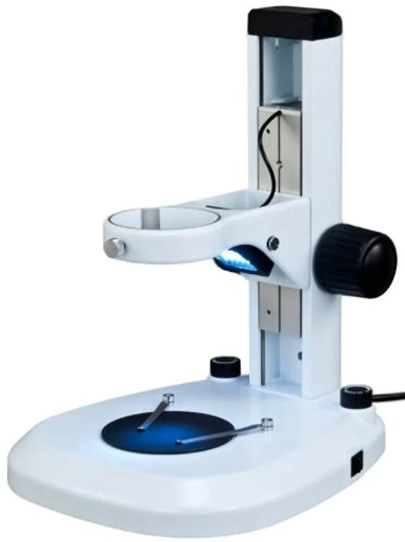 OMAX Microscope Stand with Dual LED Lights for 76mm Stereo 105.00 105.00 Microscope Body