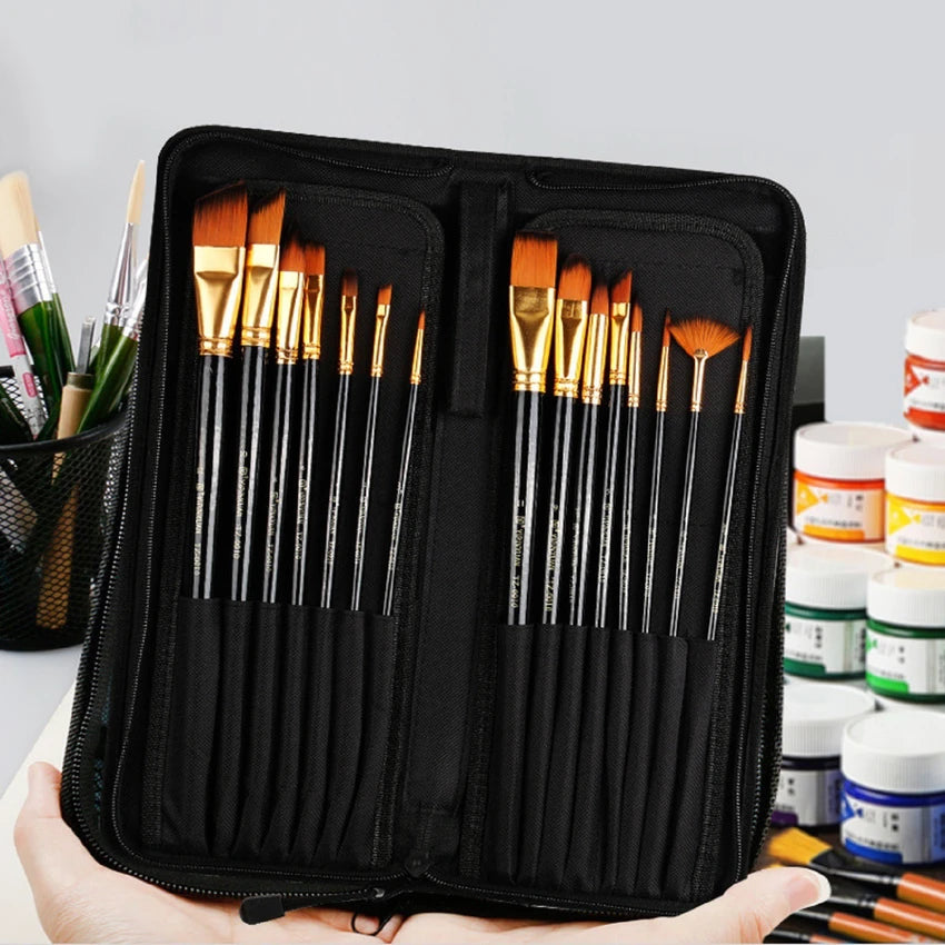 Artist Paint brushes Set Acrylic Watercolor Gouache Painting Brush