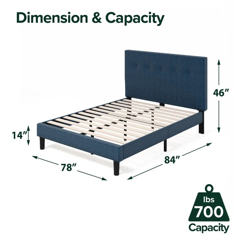 ZINUS OMKARAM KING PLATFORM BED FRAME