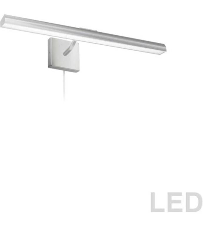 Dainolite PIC222-24LED-SC Leonardo 30 watt 24 inch Satin Chrome 25.00 25.00 Picture Light Wall Light