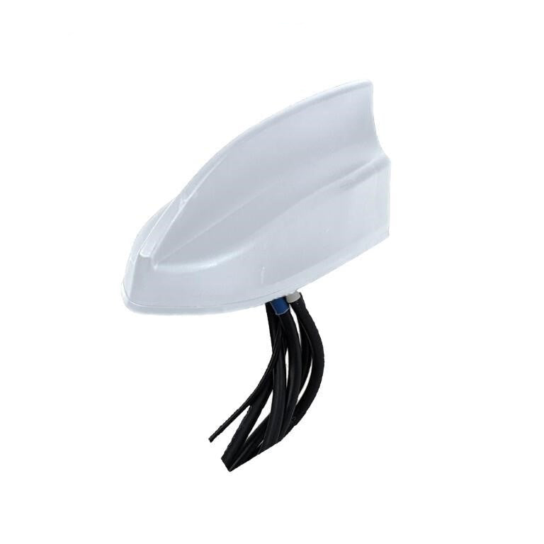 AP-MMF-C-Q-S2-WH-15: MULTIMAX FV antenna with single Cell/LTE, threaded bolt mount, color white, 15 feet coax with SMA male connector.