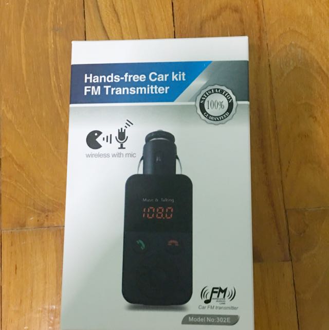 Hands-free Car FM Transmitter -302E