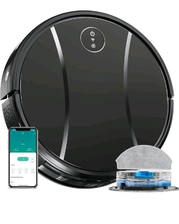 Robot Vacuum and Mop Combo, 4200Pa Powerf
