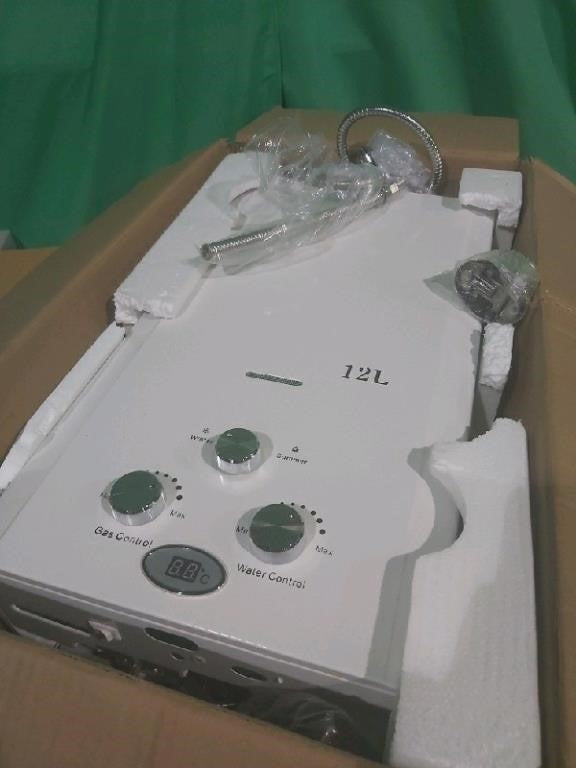 Xverycan, 12L Water Heater, 3.17 GPM LPG