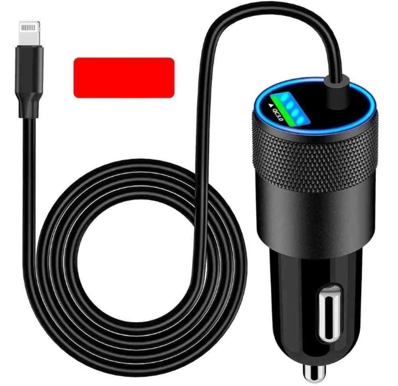 Barmaso iPhone Fast Car Charger,