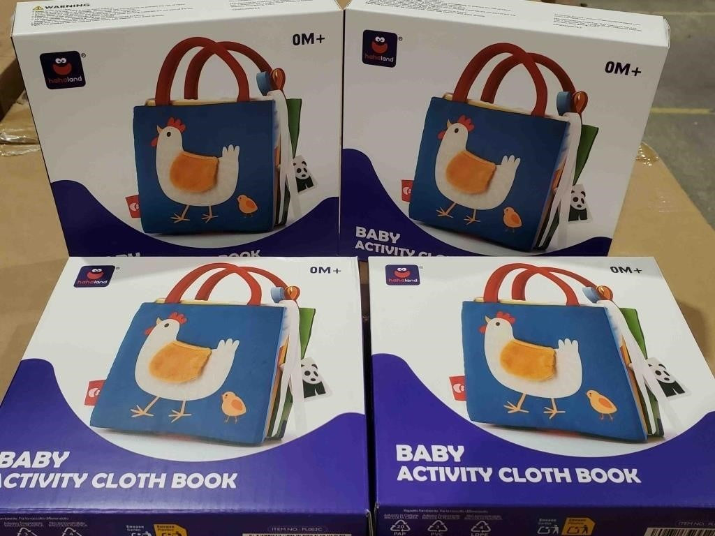 hahaland Tummy Time Toys High Contras