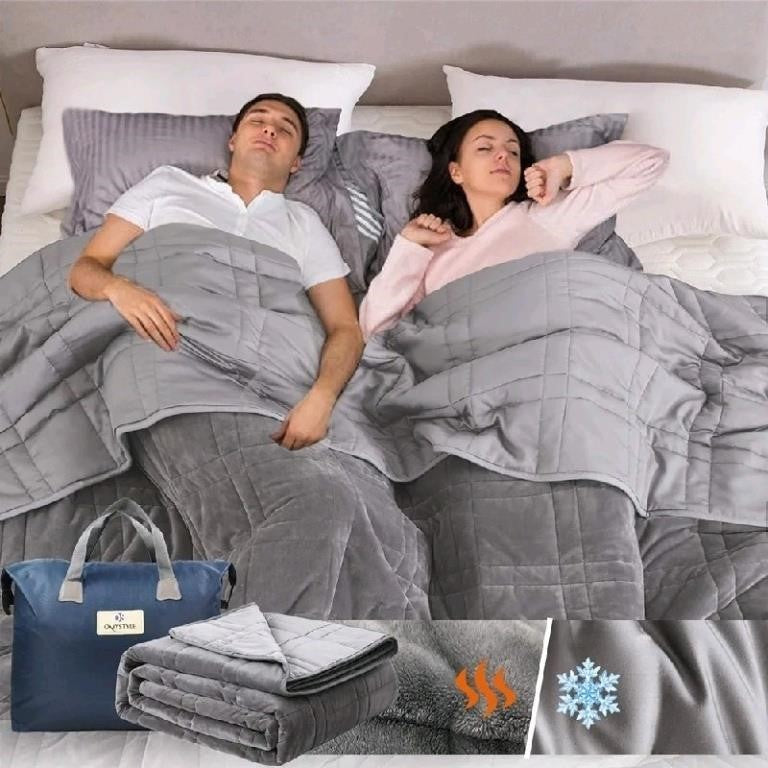 Weighted Blanket with Crystal Velvet King Size