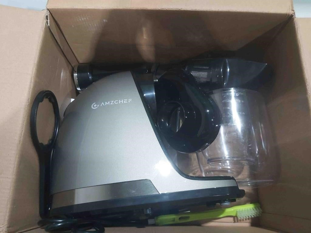 AMZCHEF Slow Masticating Juicer with Reve
