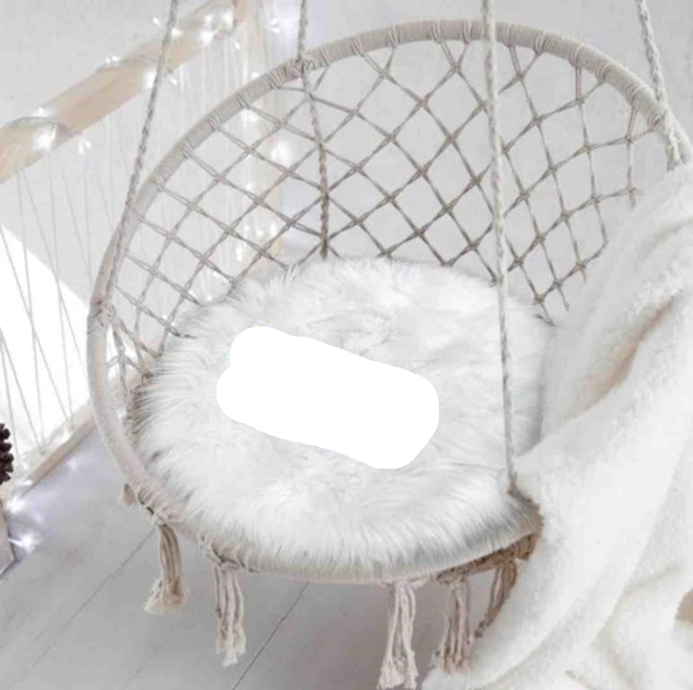 TENNOLA 15.7 Inch Small Fur Rug Rou