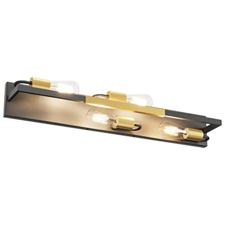 Aipsun 4 Lights Black Vintage Wall Sconces,Black a