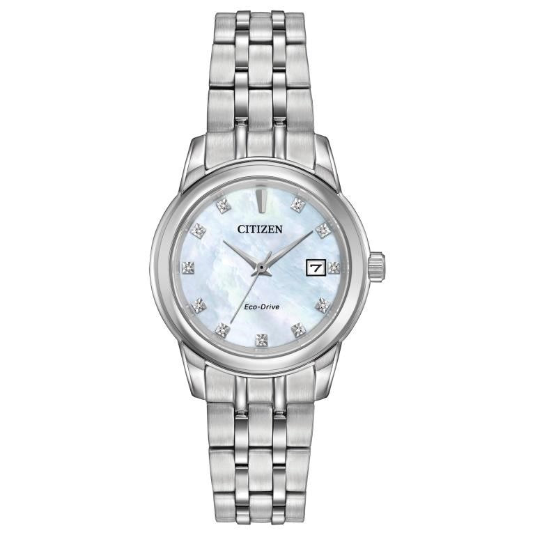 Citizen Eco-Drive round stainless steel case