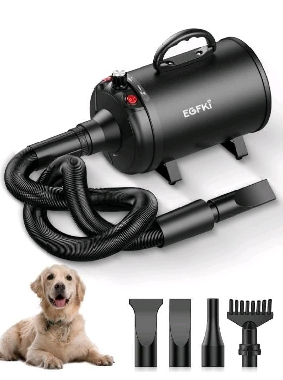 EGFKI Dog Dryer, 5.2HP/ 3800W Pet Groomin