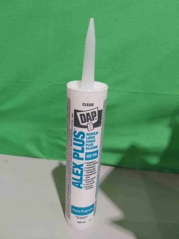 DAP Alex Plus Clear Acrylic Latex