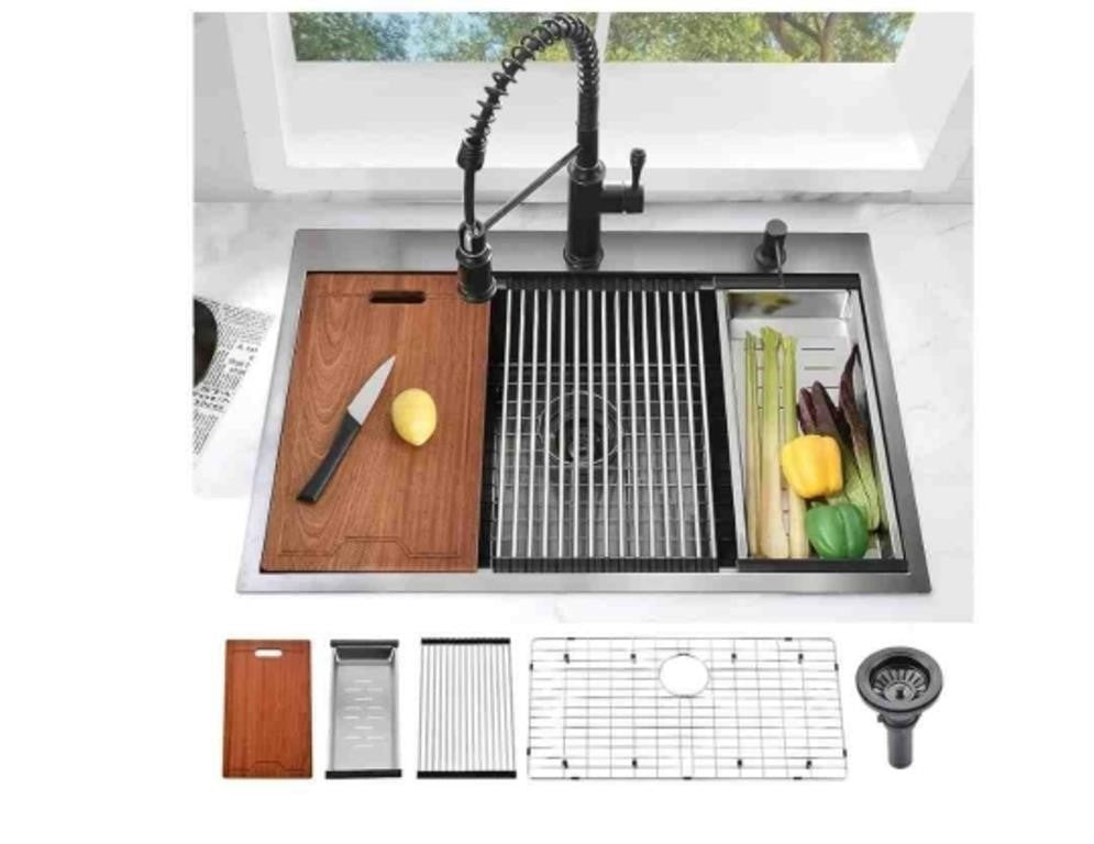 Sink 30×22 inch  Bokaiya Drop in Kitchen