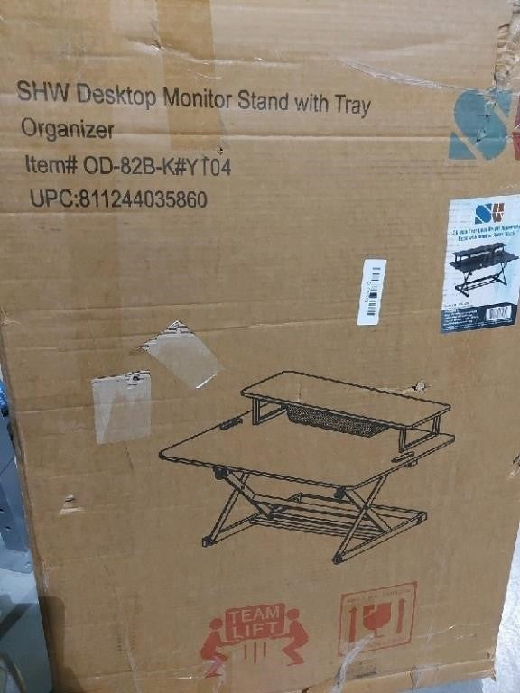 Standing Desk Converter 36-Inch Pneum