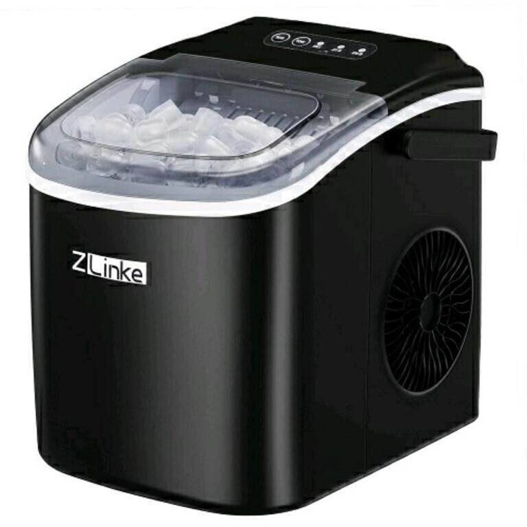 Zlinke, Countertop Ice Maker 6 Mins 9 Bul