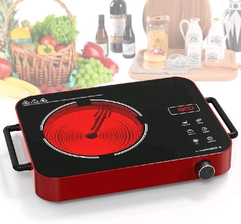 VBGK Electric Cooktop, 120V Single Electric Co