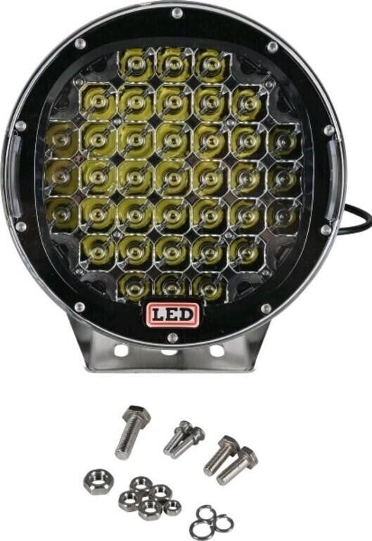 9 in. 37 LED 185W Flood/Spot Light set of