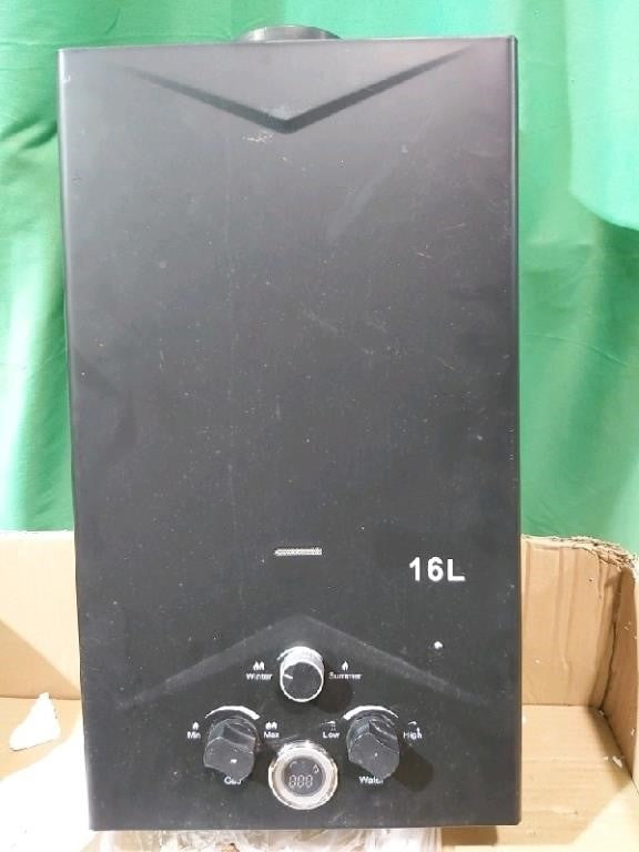 Water Heater 4.21GPM 16L Outdoor Portable Gas