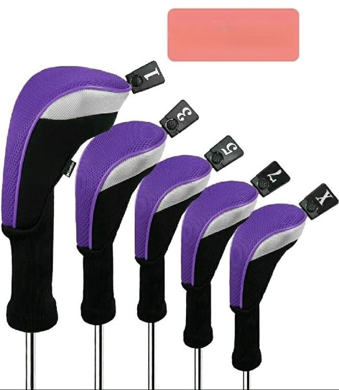 Andux 5pcs/Set Golf 460cc Driver Fair