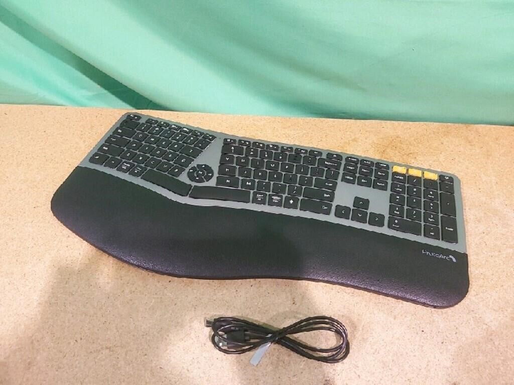 ProtoArc Ergonomic Wireless Keyboard Mouse, P