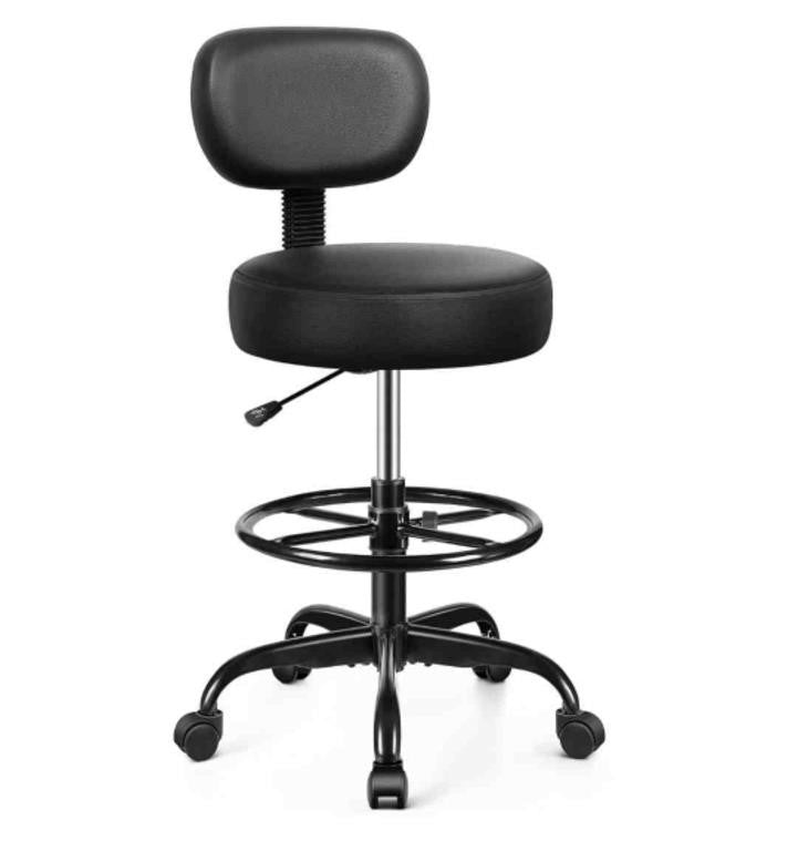 Brick Attic Drafting Chair with Backrest,