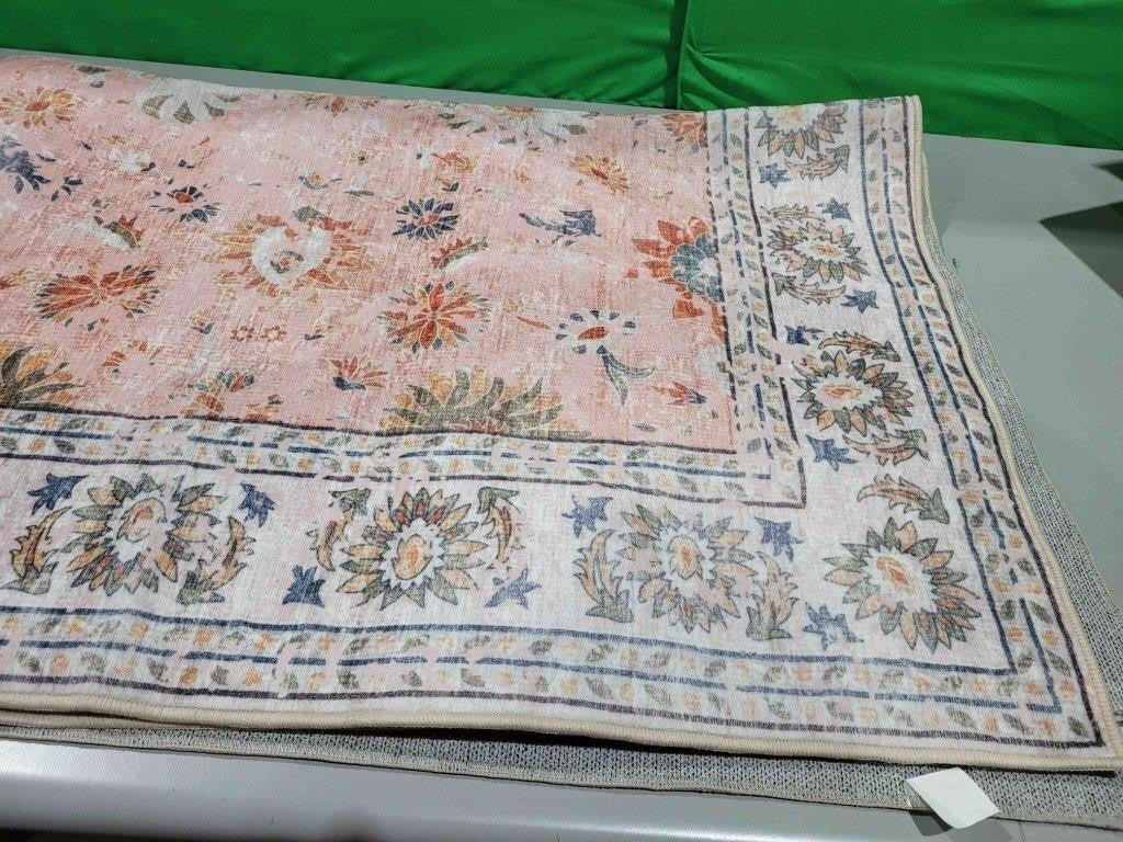 Area Living Room Rug, Non Slip Washable