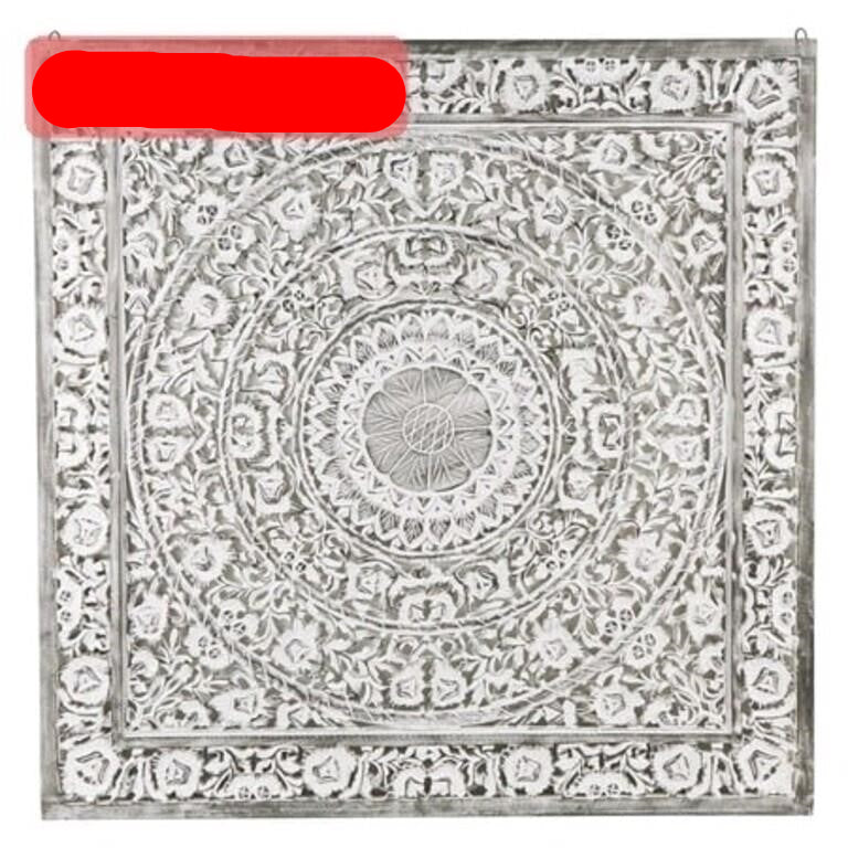 DecMode White Wood Handmade Intrica