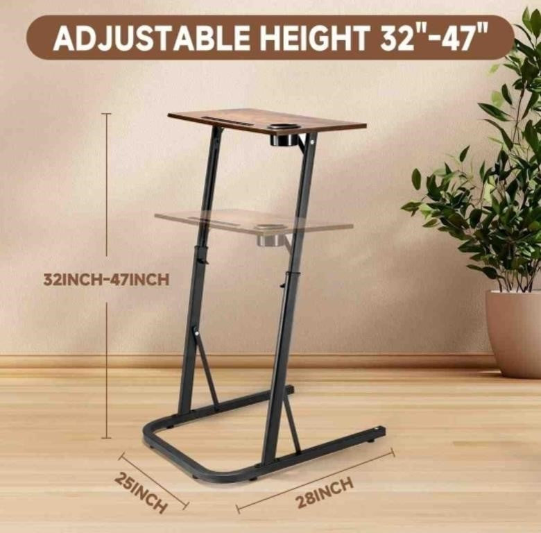 BBTEQEKN Adjustable Bike Trainer Desk, Portabl