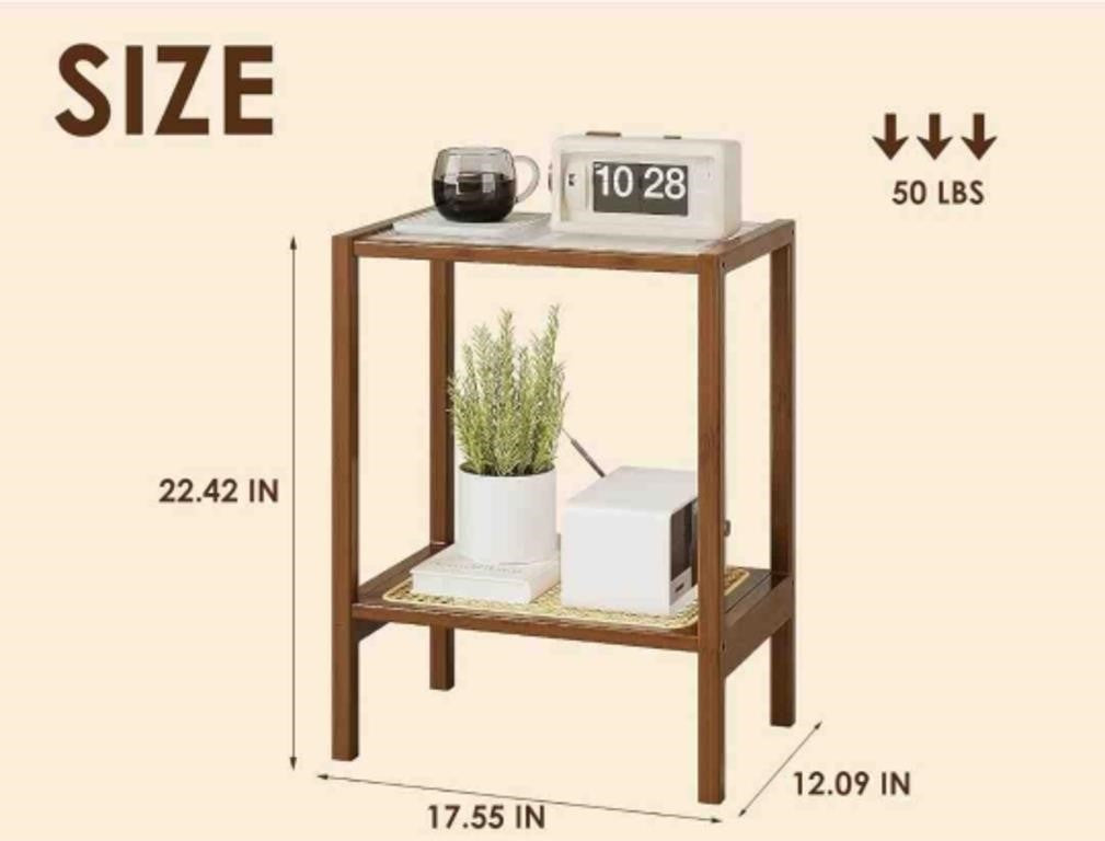 Bamworld Rattan Side Table Living Room