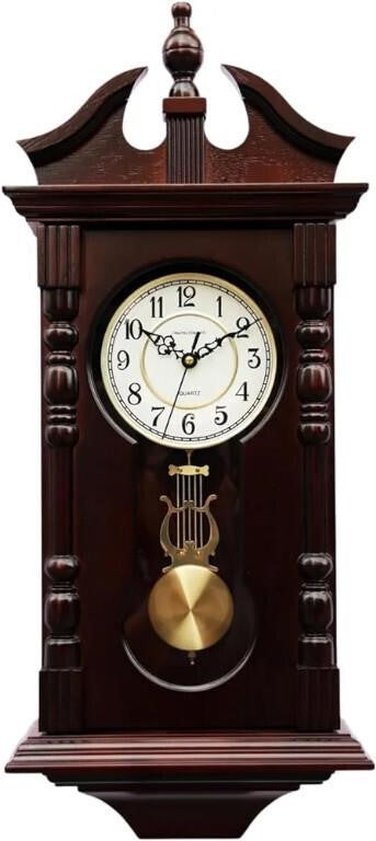 Vmarketingsite Grandfather Wall Clock. Battery Ope
