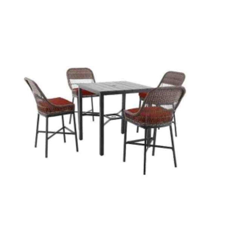 Hampton Bay Beacon Park 5-Piece Brown