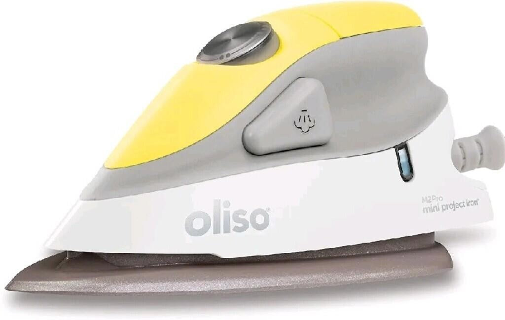 Oliso M2 Mini Project Steam Iron with Solemate-but