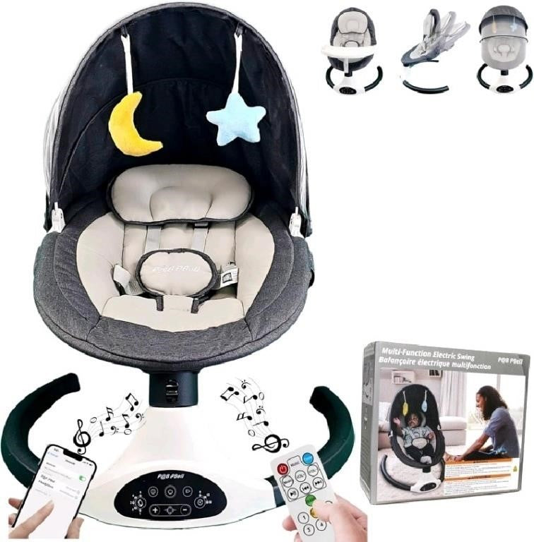 P@B PBell Electric Baby Swing for Infants